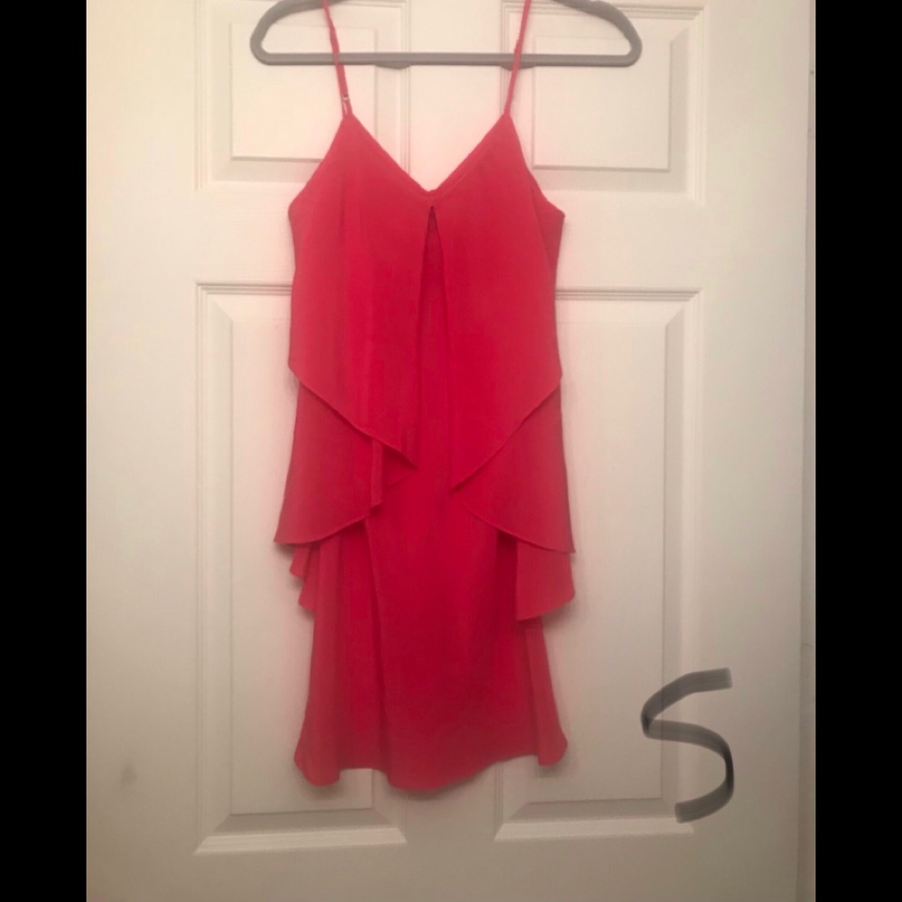 Hot pink hot mini dress
